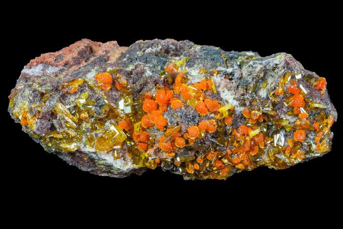 Wulfenite Crystal Cluster - Rowley Mine, AZ #76889